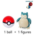 Pokemon Ball Toys Anime Figure Charizard Pikachu Mewtwo Eevee Monster Action Deformation Pokeball Toys Figures Model Kids Gifts