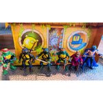 Original turtles Michelangelo Action Figure 2023 Navy Seal Mike Remastered，1988 Remastered turtles Collection Toy Gift