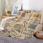 1PC Gilmore Girls Pattern Flannel Blanket, Soft, Skin-Friendly, Warm, Machine Washable, Suit for Sofa, Bed,Office,Travel,Camping