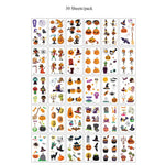 30pcs Waterproof Halloween Tattoo Stickers Bleeding Wound Scar Temporary Tattoos for Women Men Fake Tattoo For Halloween Party