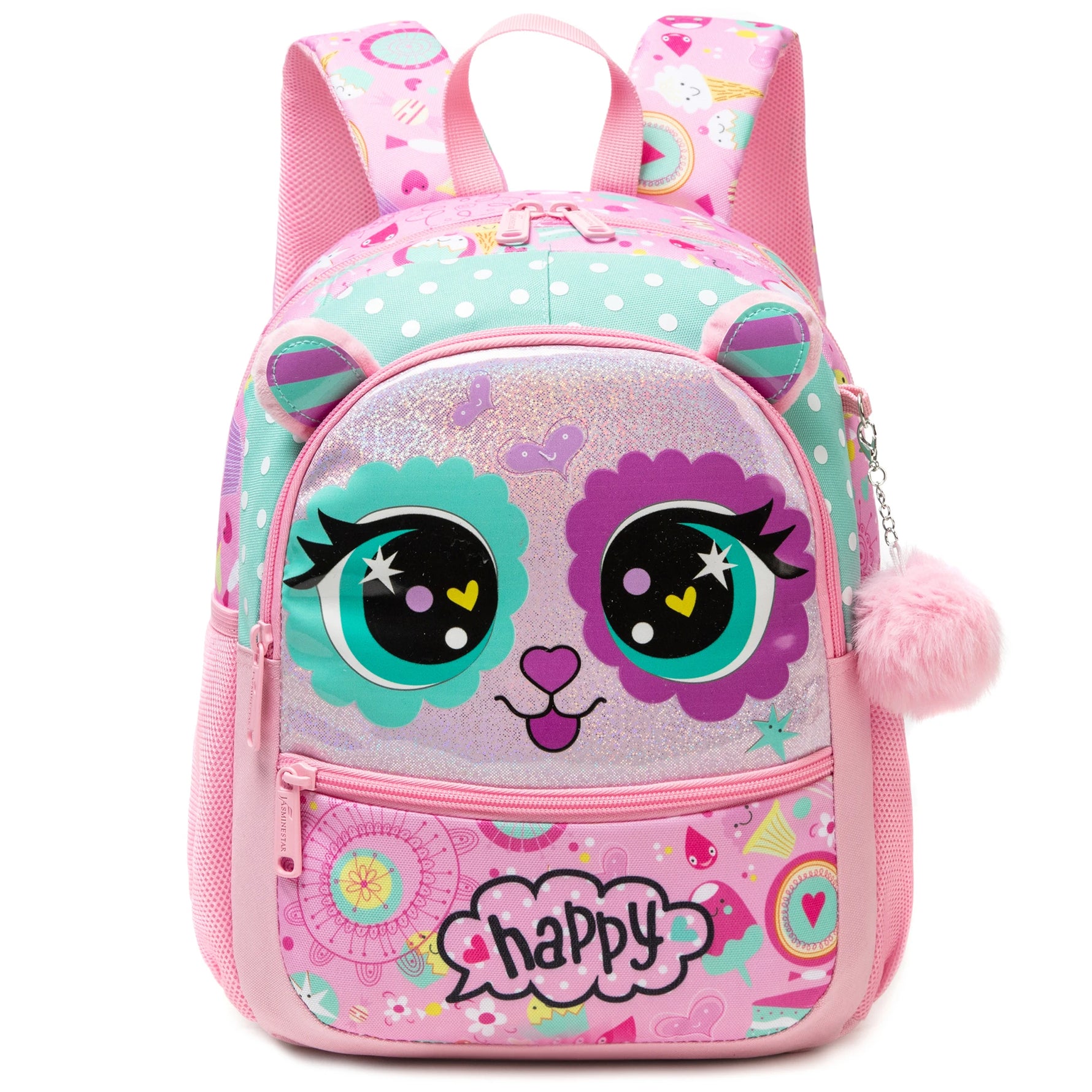 1pc Cute 13 Inch Animal Backpack Kindergarten Outdoor Sports Little Girl With Small Pendant