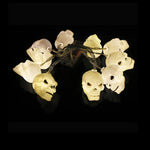 1.5M 10LED Halloween LED Light String Horror Eyeballs Pumpkin Spider Bat Skull Lamp Trick Or Treat Happy Halloween Party Decor
