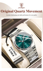 POEDAGAR Luxury Woman Watch Waterproof Luminous Fashion Quartz Ladies Wristwatch Date Week Stainless Steel Women's Watches Reloj