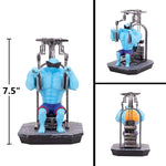 Pokemon Toys GYM Figurines Cartoon Fitness Muscle Man Action Figure Charmander Bulbasuar Squirtle Gengar Fit Model Anime Toys