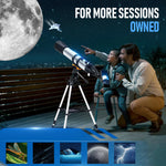 Astronomical Telescope With Finderscope 675 Time Zoom High-definition Moon Viewing Telescope With Phone Rack Refractor Telescope