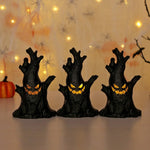 Halloween Decoration Ghost Tree Led Night Glow Ghost Lantern Ghost Face Tree Stump Lantern Festival Atmosphere Horror Decoration