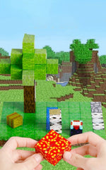 Magnetic building blocks toy storage box set - DIY assembly toys for children - building blocks for playing with tables