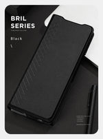 DUX DUCIS Full Protection Business Flip Leather Case for Samsung Galaxy Z Fold 7 6 5 5G Card Pocket Magnetic Closure Cover