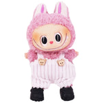 For 17Cm Plush Doll Labubu Clothes Accessories Pants Skirts Cute Overall Doll Shoes Leather Shoes Martin Boots Holiday Gifts