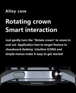 HT32 Smart Watch AMOLED Men Watch 5 Pro NFC Compass 1GB ROM Local Music Album E-Book Heart Rate Sport Smartwatch for Android IOS