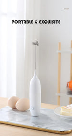 Milk Frother Handheld Cappuccino Maker Coffee Foamer Egg Beater Chocolate Stirrer Mini Portable Food Blender Kitchen Whisk Tool