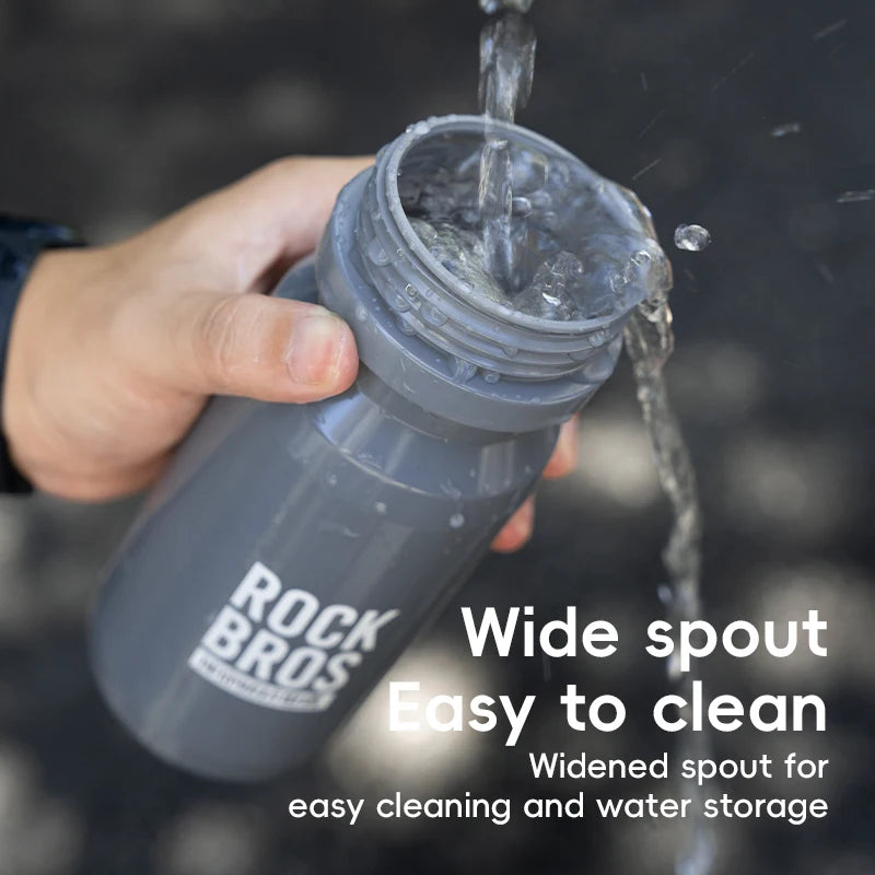 ROCKBROS Bicycle Water Bottle 600ML PP Sports Cup Cycling Kettle Outdoor Camping Hiking Squeeze Bike Cup