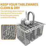 Detachable Dishwasher Cutlery Basket Portable Tableware Fork Spoon Cutlery Storage Kitchen Multifunctional Dishwashing Tools ﻿