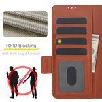 for Samsung Galaxy Z Fold 5/4/3 Phone Case,【RFID Blocking】for Women Men with Card Holder Leather Protective Cover for Z Fold 5