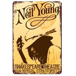 1PC Halloween Metal Sign Horror Movie Theme Shabby Iron Painting Tin Signs Wall Art Man Cave Film Theater Club Home Decoration