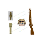 N601-650 MOC Military War Infantry Soldiers Action Figures Creative Bricks Accessories Building Blocks Children's Toys Gifts