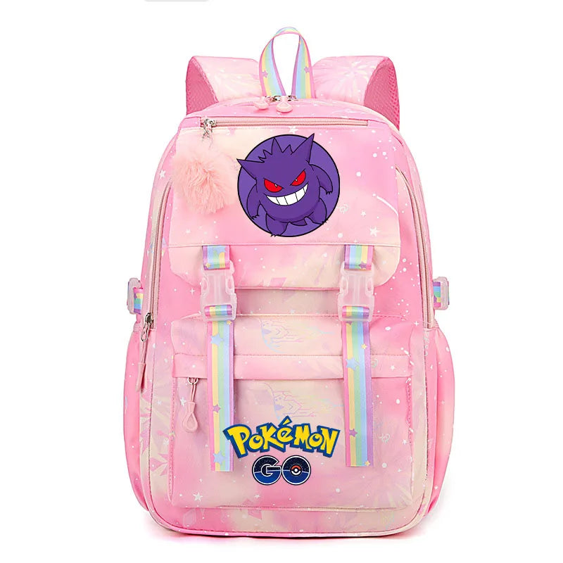 Pokémon Backpack for Kids & Teens – Pikachu & Charmander School Bag (Back-to-School Gift)