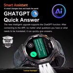 2025 New T-Rex 3 Ultra GPS Men SmartWatch 10ATM Waterproof Built-in Dual-band GNSS Compass Military Sport Flashlight Smart Watch