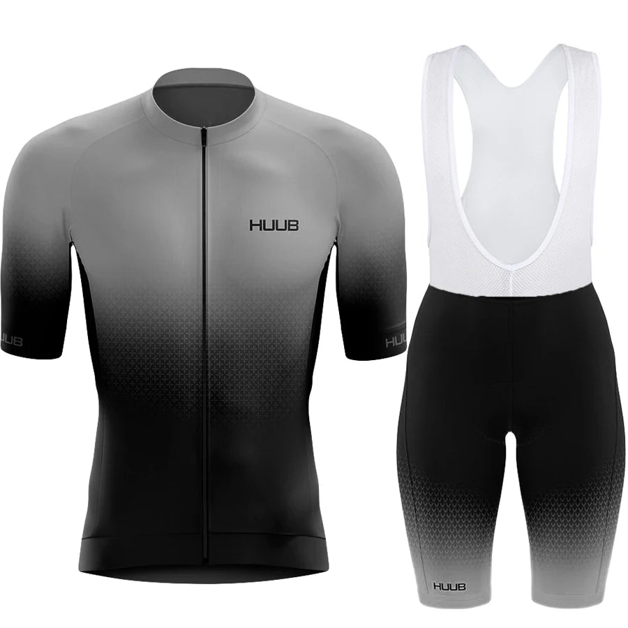 Short Sleeve Road Bike & MTB Racing Kit, Breathable Summer Bicycle Clothing with Bib Shorts