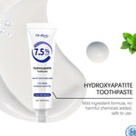 7.5% Hydroxyapatite Toothpaste for Enamel Protection with Gentle Mint, for Sensitive Teeth and Long-Lasting Fresh Breath