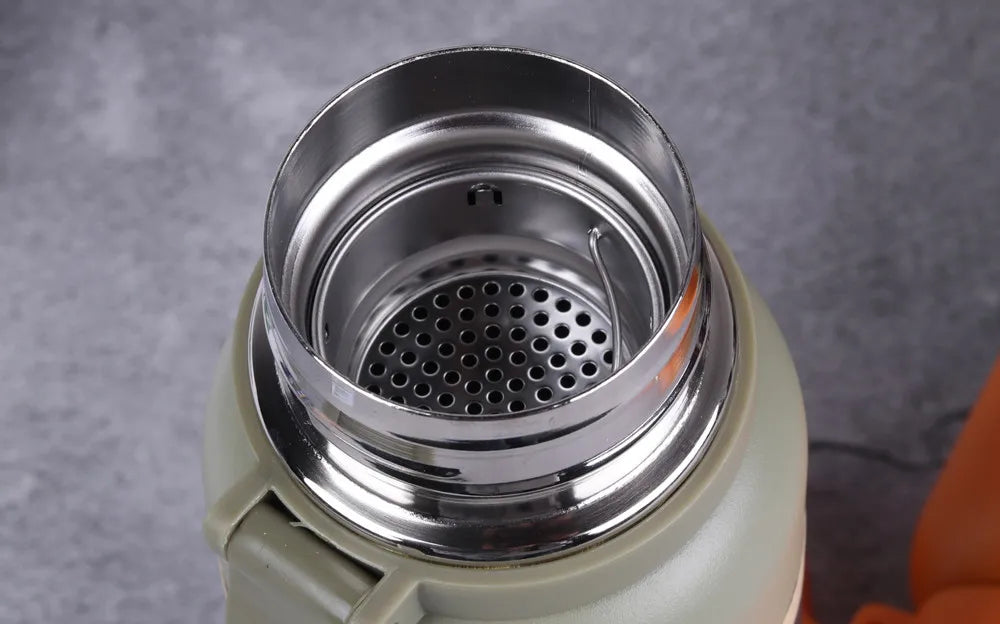 650ML 850ML 1100ML Thermos Double Stainless Steel Sport Vacuum Flask Outdoor Climbing Fitness Thermal Bottle Tea Insulation Cup