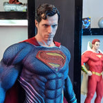 DC Justice League Superman Cold Cast Resin Statue - Museum Grade GK Figure, Hand Painted Collectible Model Gift