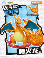 In Stock KEEPPLEY Pokemon 02 Charizard Gengar Gardevoir Dragonite Garchomp Eevee Venusaur Blastoise Assembled Movable Model Toys