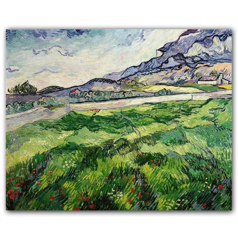 HD Print Van Gogh Masterpiece Poster Abstract Garden Almond Blossoms Starry Night Canvas Painting Wall Picture Room Home Decor