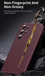 For Samsung Galaxy S25 Ultra Smart View Window Case ELVEV Durable Quality Leather Flip-Free Answering Cover for Samsung S25 S25+