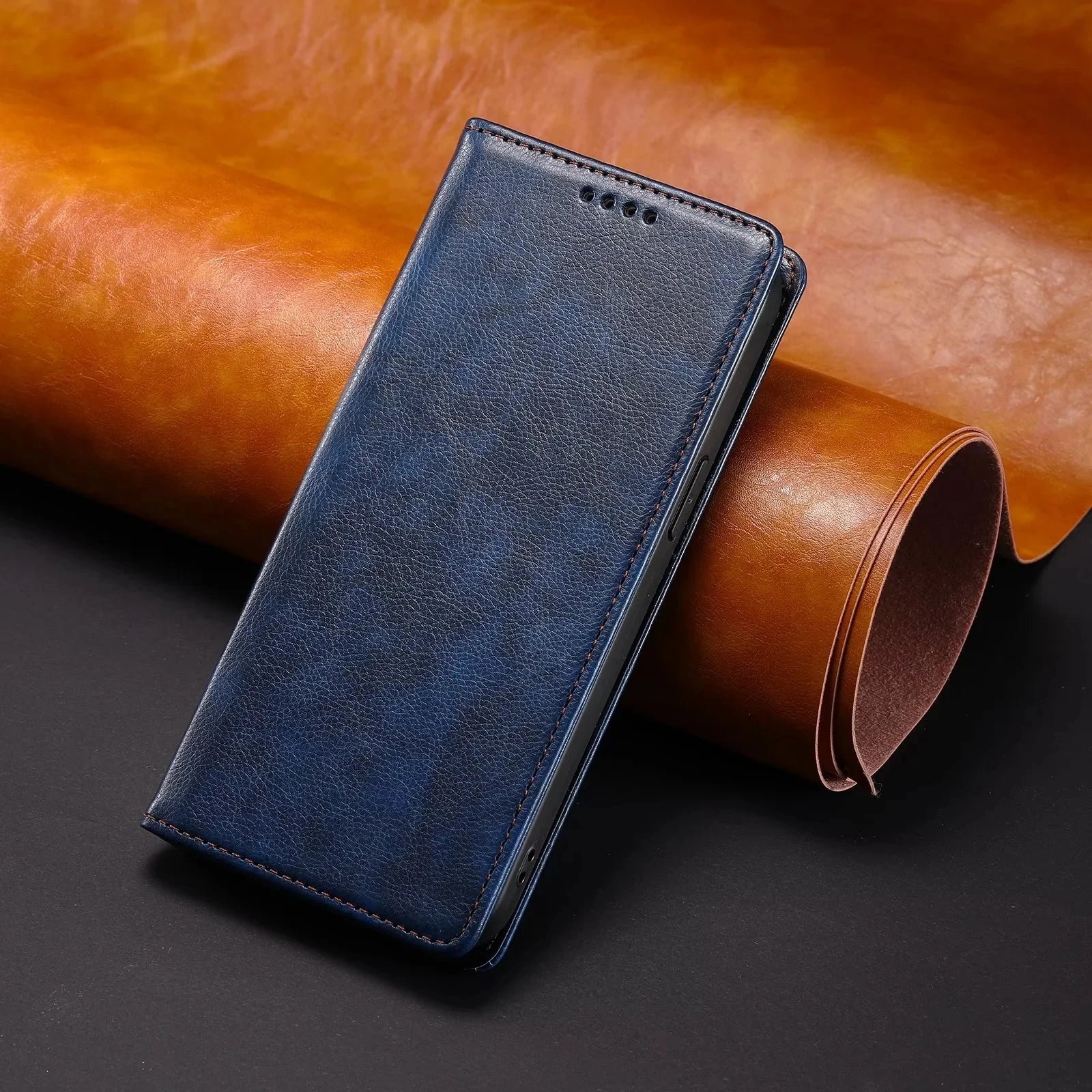 Leather Case For Samsung Galaxy A15 A25 A35 A55 A05S A14 A24 A34 A54 A13 A23 A33 A53 A73 A52 A12 A32 Wallet Magnetic Flip Cover
