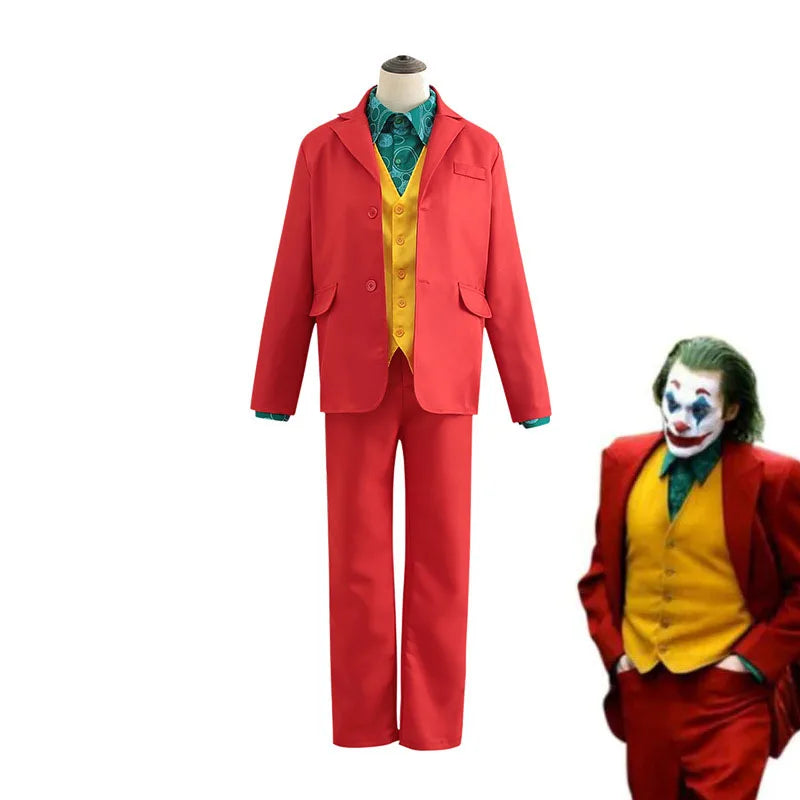 Movie Characters Joker Male Cosplay Costume Anime Character Halloween Costume Cosplay Costume Set Uniform