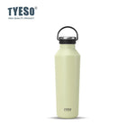 Tyeso Stainless Steel Vacuum Insulated Water Bottle Portable Durable  Leak-Proof for Outdoor Sports Matte Finish Carry Handle