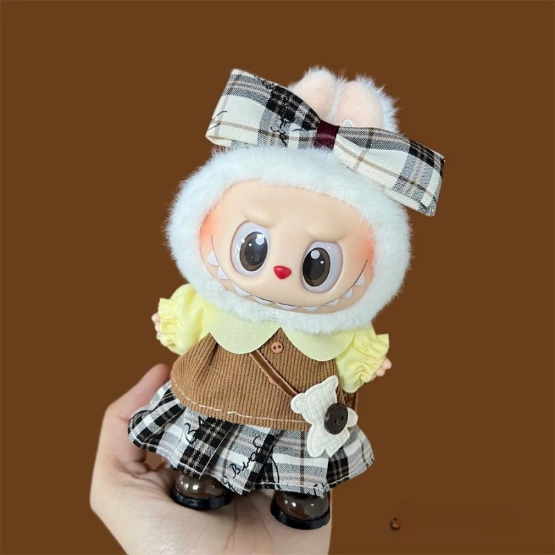 New Multiseries Mini Doll'S Clothes Outfit Accessories for 15-17cm Labubu Doll  DIY Clothes Accessories