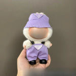 Only clothes are suitable for LABUBUBU, LABUBUBU, baby clothes, 17cm pendants, plush toys, fashion clothes, suits and skirts.