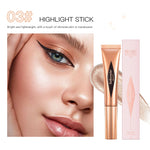 New Cream Bronzer Contour Blusher Beauty Wand Highlighter Blush With Cushion Liquid Face Bronzer Wand Stick Applicator Makeup