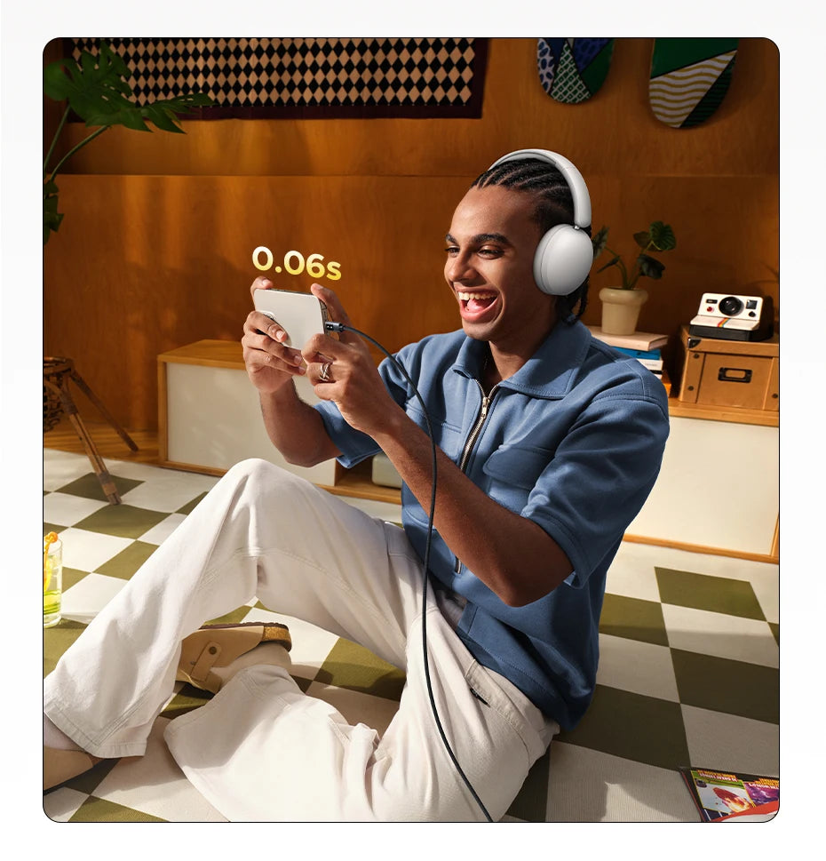 UGREEN Studio Max2 Wireless Bluetooth Headphones, 80H Playtime, HiFi Stereo Over Ear Headphones with Microphone, Bluetooth 5.4