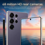 Global Vision S25 Ultra Smartphone 5G Android 12 8GB RAM 512GB ROM 6.8 Inch Phone 1920x1080HD 24+48MP 4 5G Network Mobile Phones