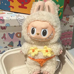 Lovely Bikini Bib Headband For Labubu 3.0 Big Into Energy Series Swimsuit Labubu Sexy Bikini Set Labubu Clothes