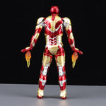 Marvel Avengers ZD Toys Iron Man MK3 MK1 MK6 MK7 MK5 Tony Stark Iron Patriot War Machine Action Figure Ironman Collect Toy Gift