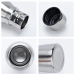 Stainless Steel Water Bottle Gourd Shape Sports Bottle Outdoor Tourism Direct Drinking Hand Rope Tumbler 750/1000ml