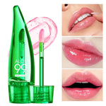 langmannni Aloe Vera Moisturising Lip Gloss Warm Feeling Colour Changing Lip Glaze Long Lasting Moisture Lip Oil