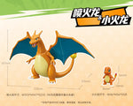 In Stock KEEPPLEY Pokemon 02 Charizard Gengar Gardevoir Dragonite Garchomp Eevee Venusaur Blastoise Assembled Movable Model Toys
