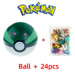 24pcs Pokemon Figure Different Styles Tomy Model Collection 2-3cm Pikachu Anime Pokeball Poke Ball Go Elf Toys Dolls Child Gift