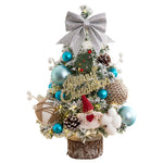 45cm Glitter Tabletop Mini Christmas Tree Add Atmospheres Xmas Tree Decor For Bedroom Home Party Office Home Desktop Ornaments