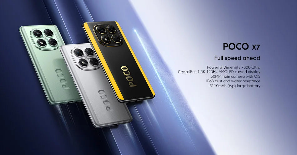 Global Version POCO X7 5G Smartphone Dimensity 7300-Ultra 6.67