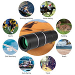 Portable Handheld 16X52 Powerful Monocular Telescope Zoom Binoculars Long Range For Outdoor Camping Bird Watching Tools