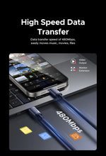 UGREEN PD60W Cable USB-C to USB-C High-Speed Data Sync And Charging Cable Durable Fast Charge Cable for USB-C Devices