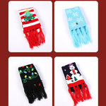 Christmas LED Scarf - Knitted Multicolor Light-Up Scarf for Kids and Adults