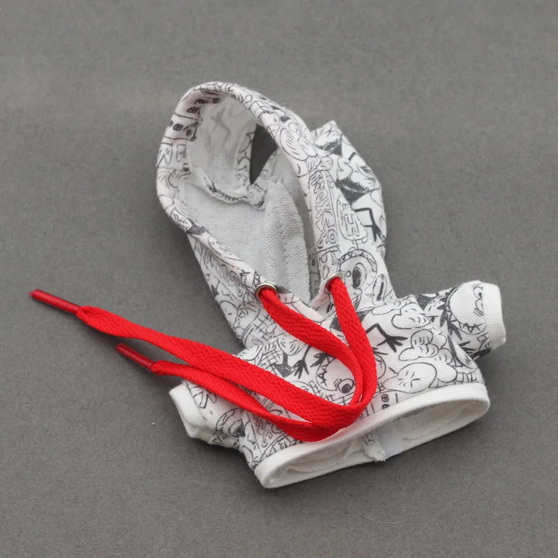 For 3rd Gen 17cm Labubu Trend Clothes Pendant Sitting Party Graffiti Strap Pants Hat Labubu Retro Clothes