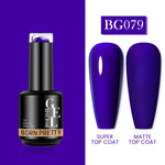 BORN PRETTY Milky Pink Rubber Base Gel Nail Polish Glitter 15ml Semi-Permanent Varnish Soak Off Self Leveling UV LED Gel